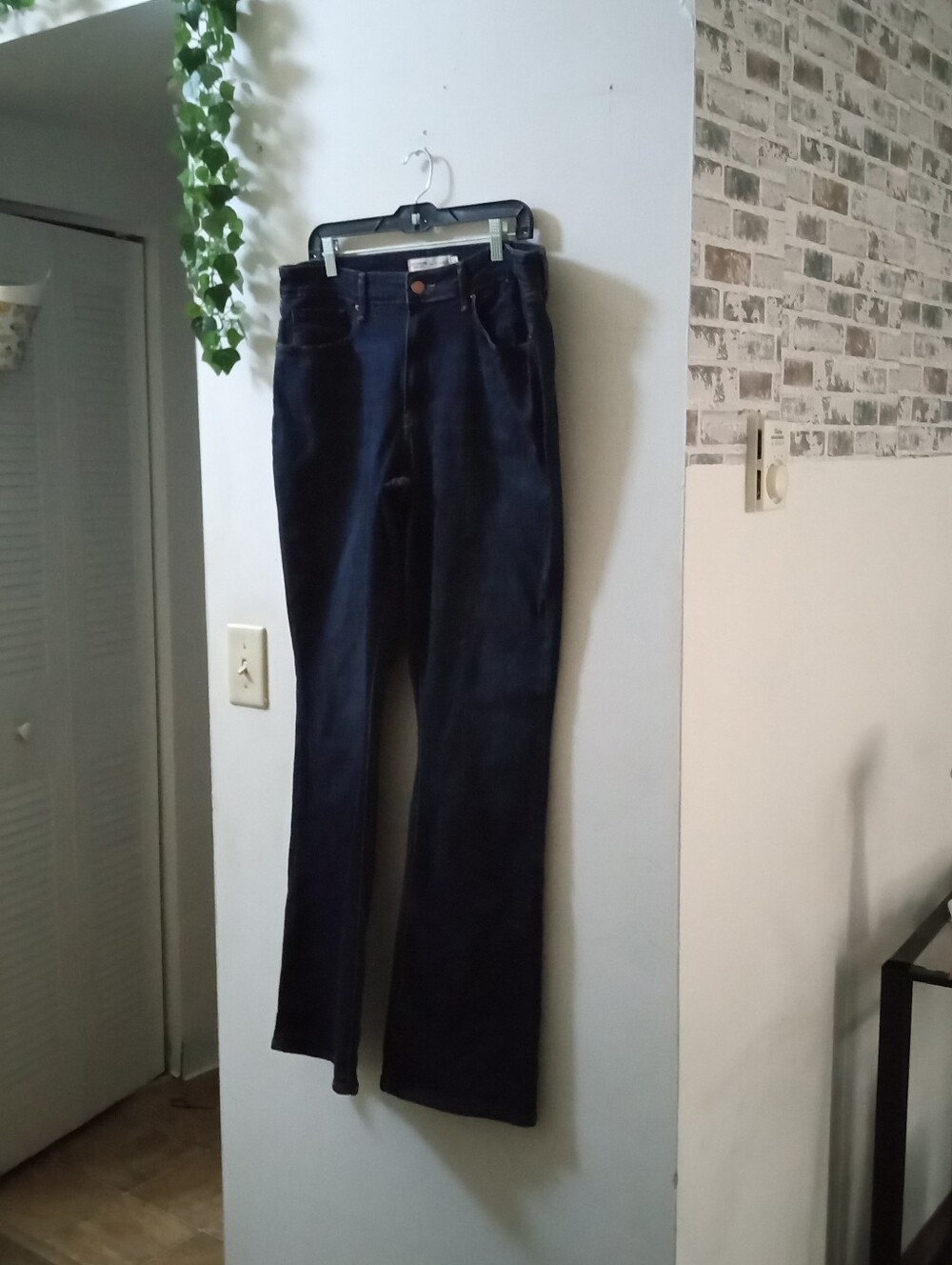 Levi's Navy Blue Flared Jeans